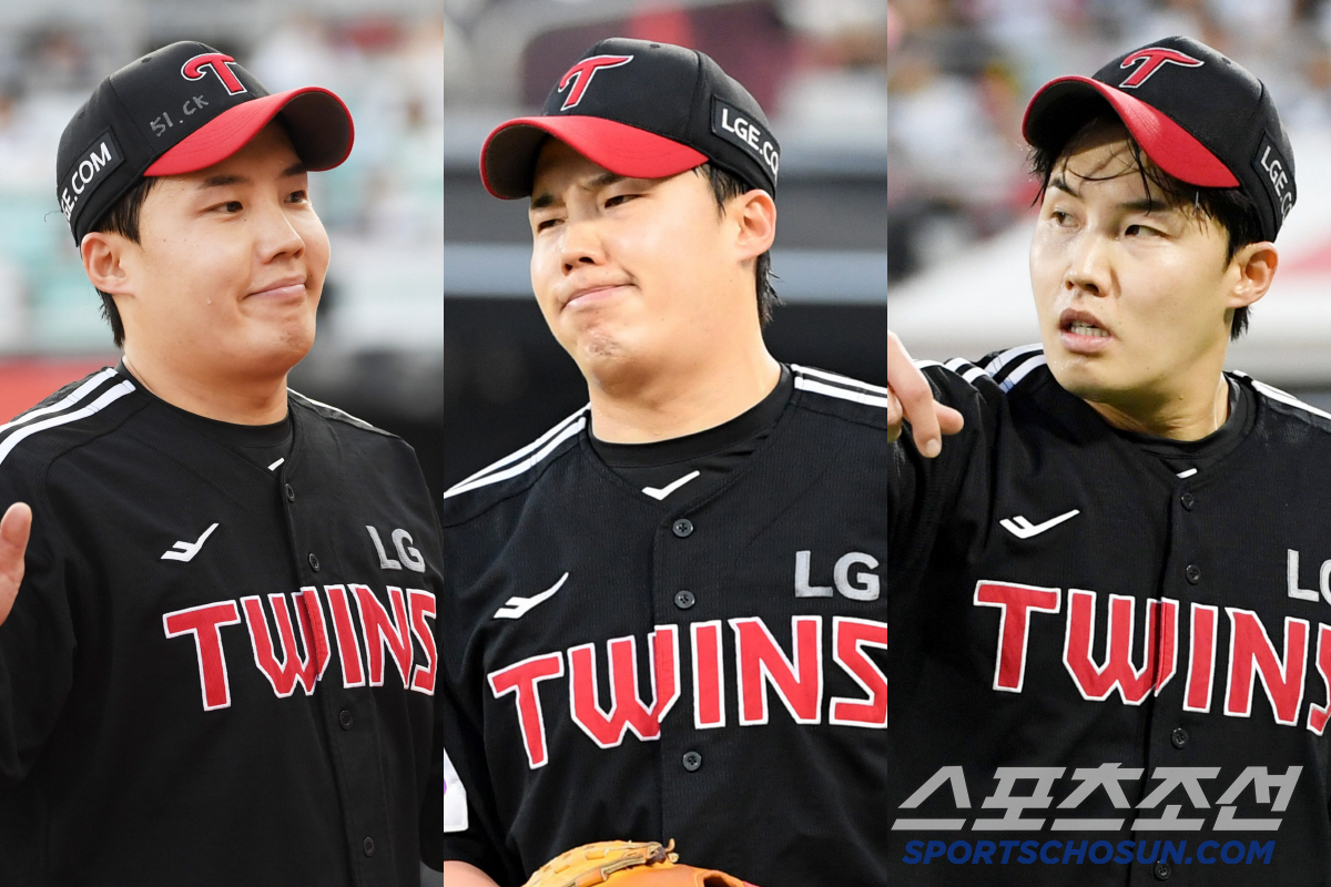 '변화무쌍 임찬규 표정 변화' 1회 짜릿한 포효→4회 피홈런에 울상→5회…