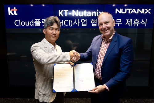 KT-뉴타닉스코리아 "클라우드 기반 기업·공공 AI 전환 지원"