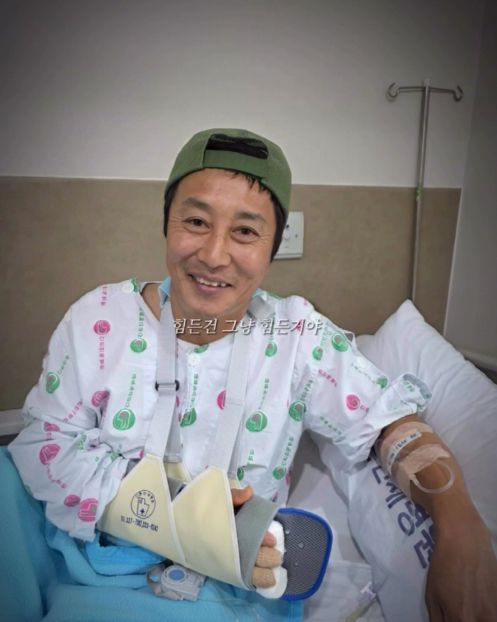 '9월 재혼' 김병만, 안타까운 근황..피부이식 등 응급수술→병원 입원