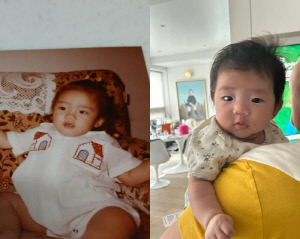 '이규혁♥' 손담비, 딸과 사진 비교하니 완전 붕어빵..