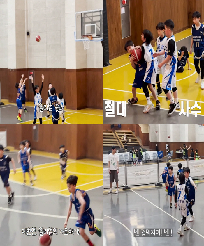 샘 해밍턴, 자식농사 대박 났다...9세·8세 子, 농구 4개월만 대회 …