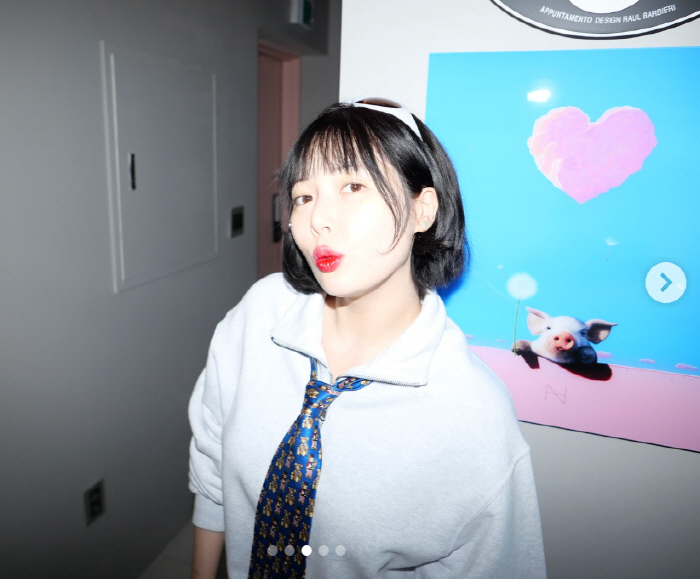 '용준형♥' 현아, 김밥 한알 먹고 쓰러졌는데 또.."다이어트가 답이다"