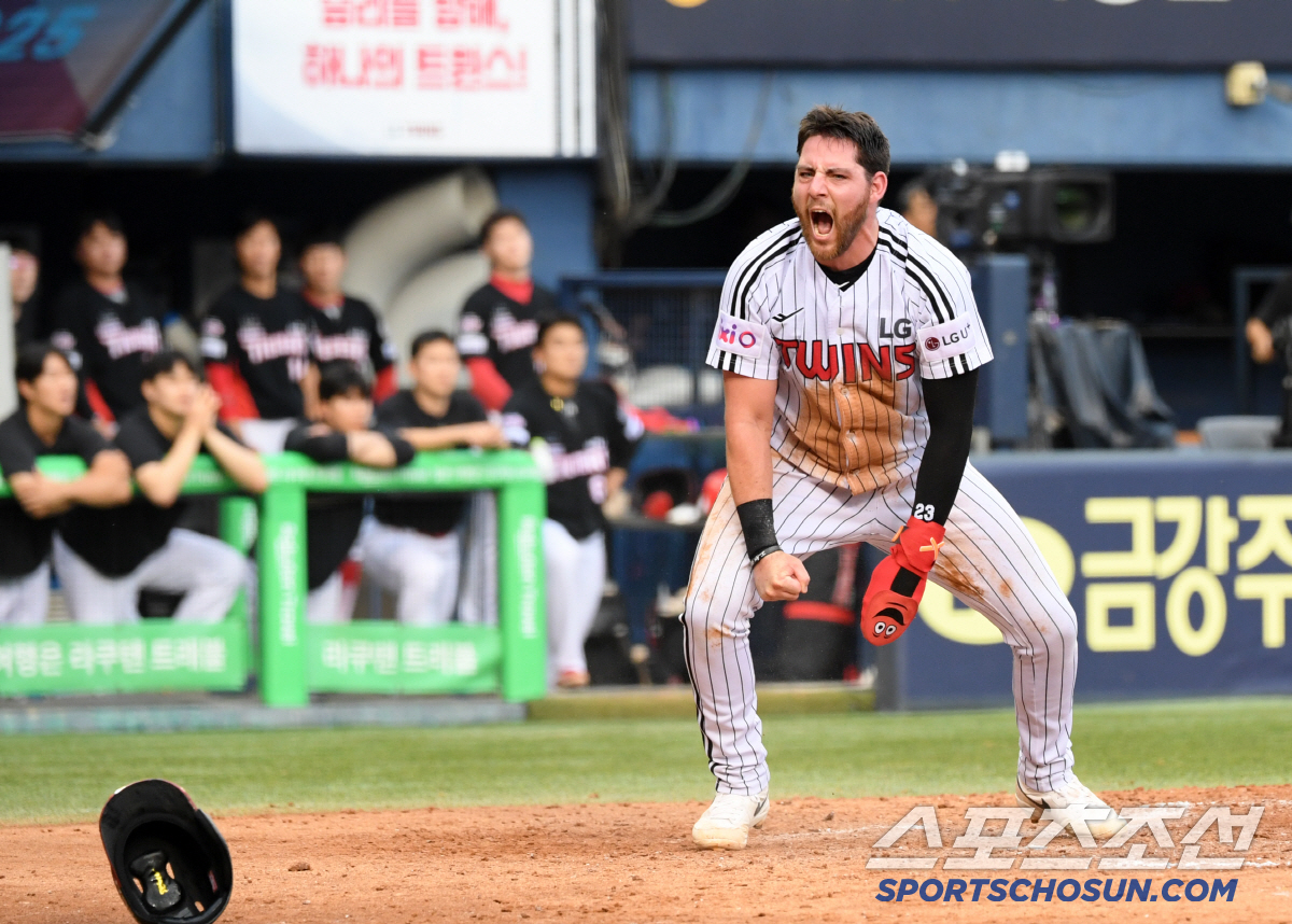 [포토] 동점 득점 오스틴 '해냈다'
