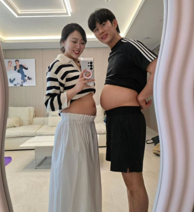 [SCin스타] “손민수 배가 왜 더 불러?” 입덧 지옥 이겨낸 임라라,…