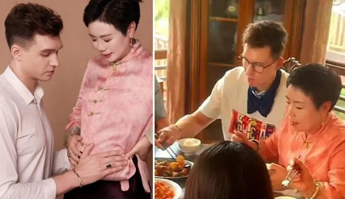 아들 친구와 결혼한 50세 여성 "우리 임신했어요"