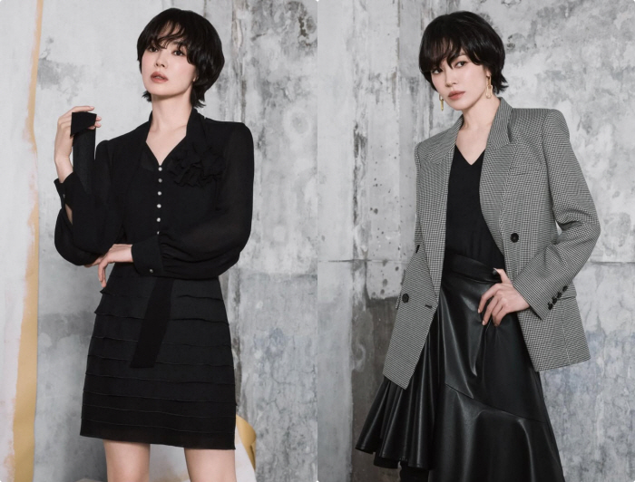 송혜교, 숏컷 하나로 '잘생쁨' 폭발..여배우들 '원픽'인 이유 있었네