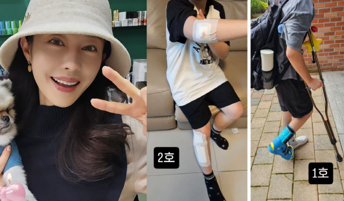 '싱글맘' 이지현, 두 자녀 부상 청천벽력 "심장이 쿵, 죄책감 들어"