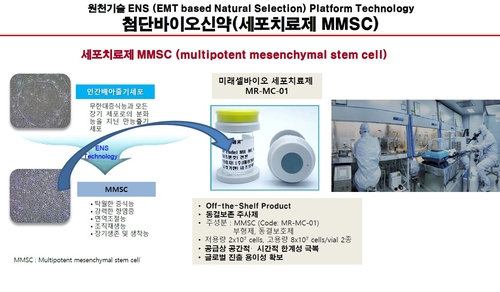 [미래셀바이오 제공. 재판매 및 DB 금지]