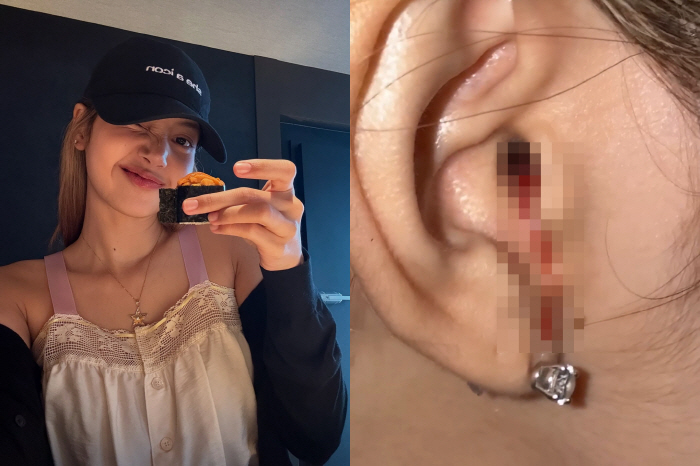 블랙핑크 리사 "진짜 귀에서 피나는 거야?"…팬들도 '깜짝'