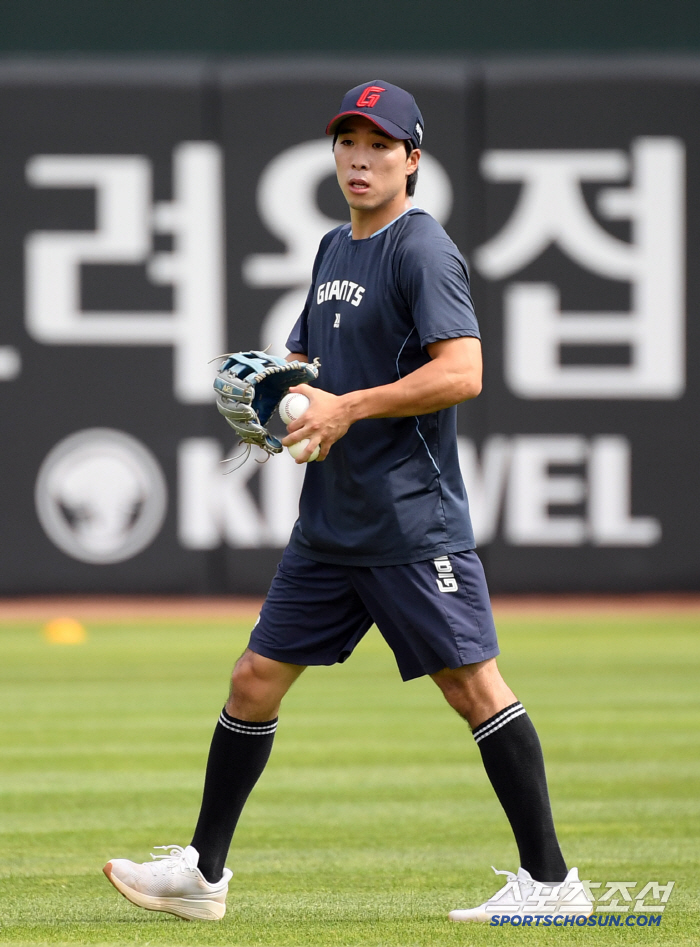 [포토] 김동혁 '내야 펑고'