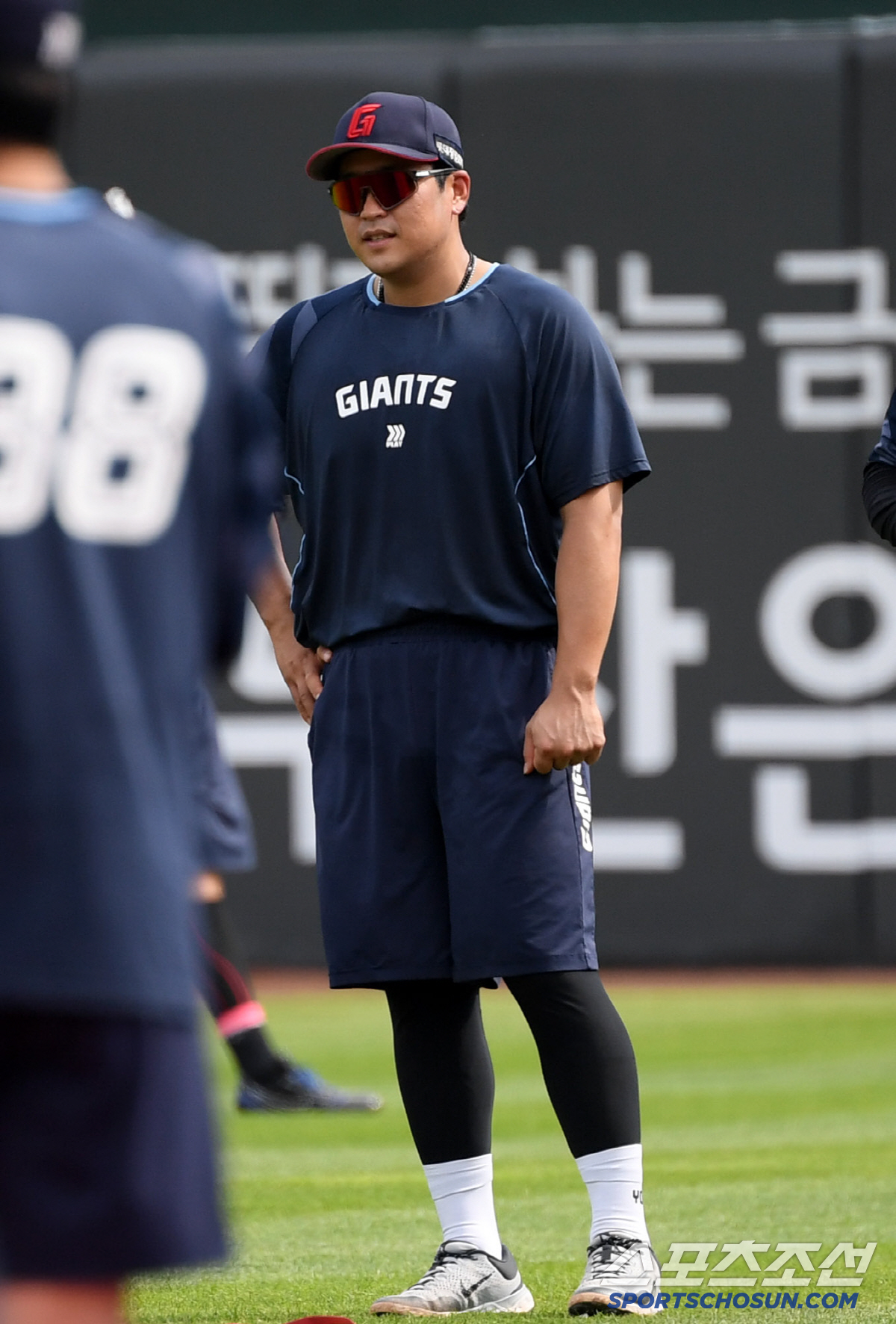[포토] 유강남 '즐겁게 훈련'