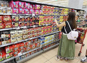 지난달 가공식품 73개 품목 중 62개 상승…집밥도 외식도 부담(종합)
