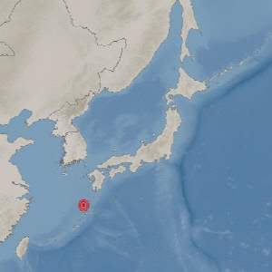 일본 가고시마 남서쪽 바다 규모 5.1 지진 발생