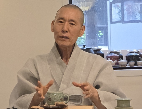 茶人 원학스님 "맑고 향기롭고 맛있어야, 차가 아니라 마음이"