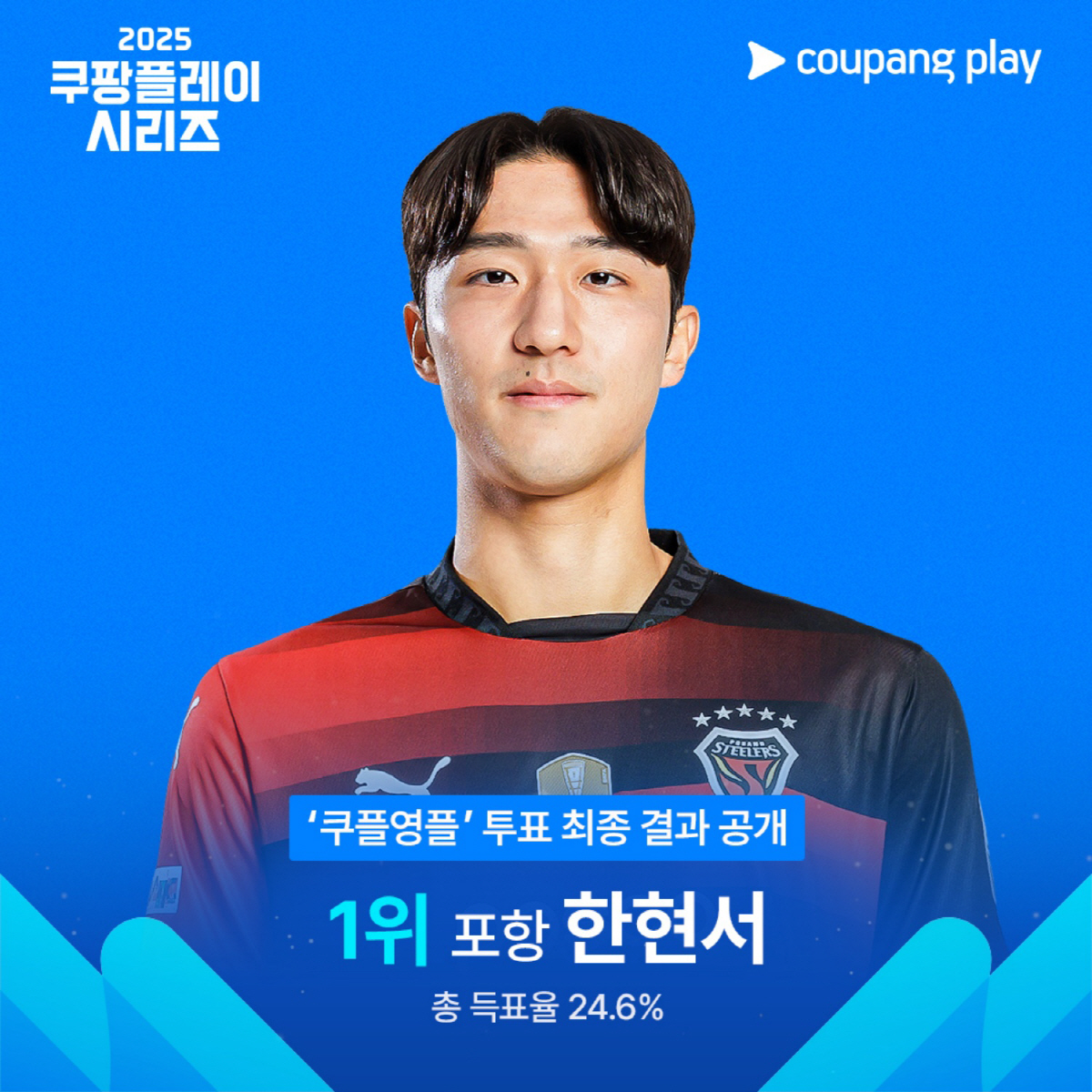 [공식발표]포항 한현서, 팀 K리그 '쿠플영플' 선정! 뉴캐슬전 출격…2…