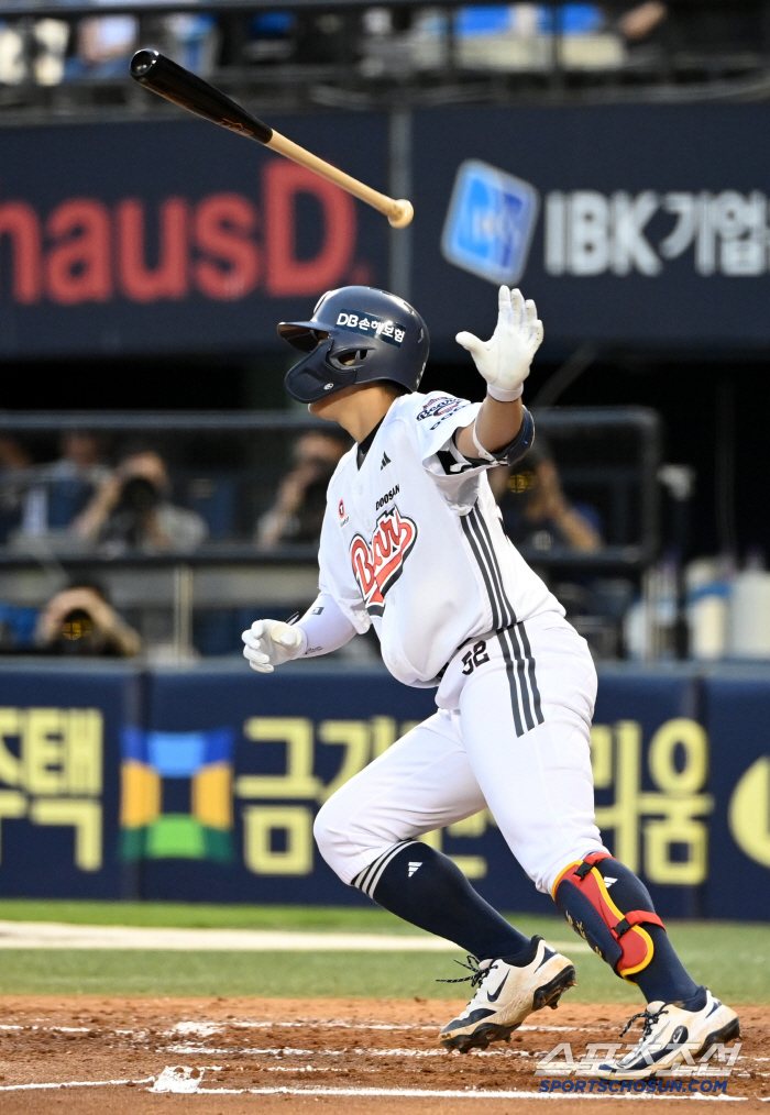 [포토] 박준순, 선취 1타점 적시타