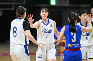 허유정 24점 폭발! 신한은행, 몽골 대표팀에 51점 차 완파, 짠물 수비 강력했다