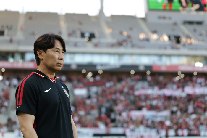 [상암 패장]"우승 원한다"던 코리아컵 탈락, 서울 김기동 감독 "K리그…