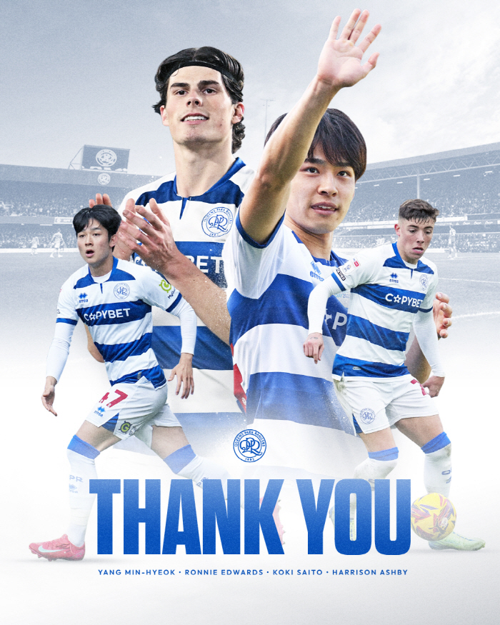 'GOOD BYE' 양민혁 정말 고마웠어! QPR 마지막 인사…토트넘 잔…
