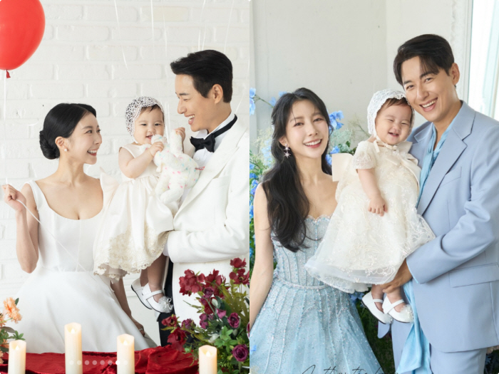 '이지훈♥' 아야네, 딸 돌맞이 가족사진 공개 "언제 이리 컸는지, 너무…