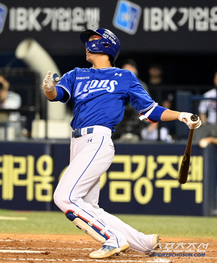 [포토] 이재현, 9회 역전 만루포 폭발
