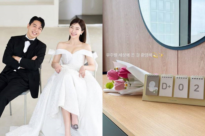 '임현태♥' 레이디제인, 쌍둥이 엄마됐다…"우주별 세상에 온 걸 환영해"…