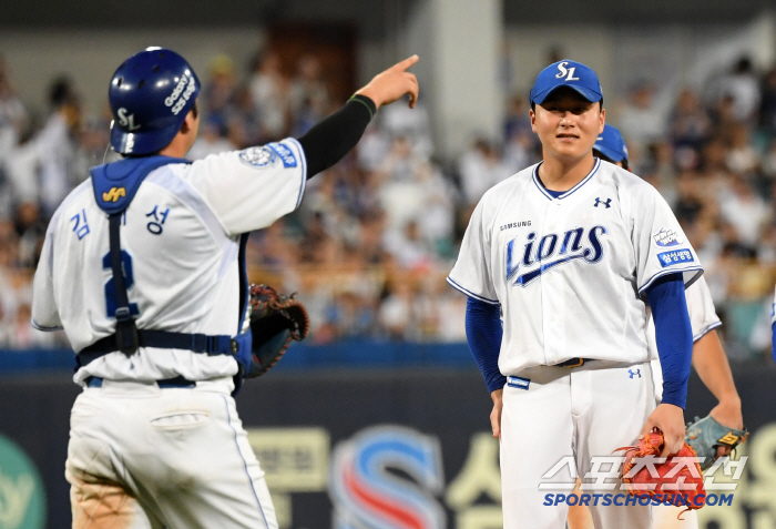 [포토] 노히트 무산 이승현 '아쉽지만 호투에 만족'