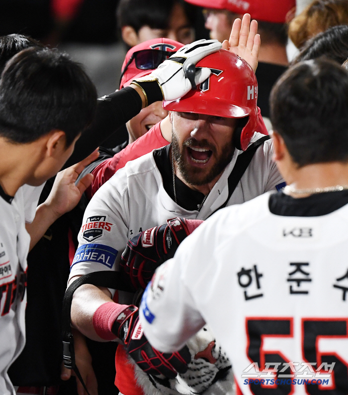 '2위도 보인다!' KIA 대역전승, 엘롯과 0.5경기차 맹추격…8회 2…