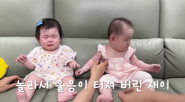 박수홍 딸 재이, 머리채 잡히고 박치기까지..결국 '뿌엥'(행복하다홍)