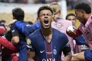 이강인→김민재 '코리안 더비' 끝내 무산, '2명 퇴장' 유럽 챔피언 PSG→바이에른 2-0 제압…'3-2 진땀승' 레알과 4강 충돌