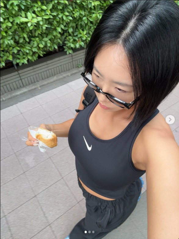 '강남♥' 이상화, 브라톱+트레이닝룩으로 도심 활보…'찐 국대 피지컬'