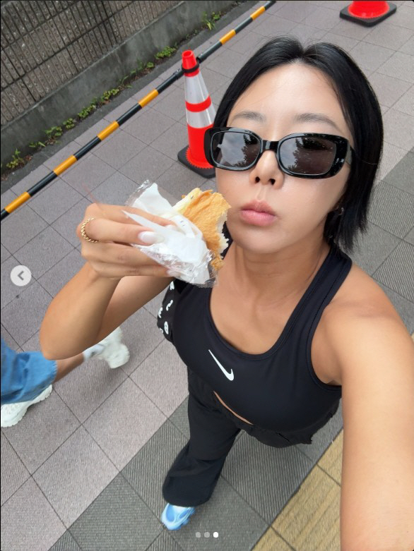 '강남♥' 이상화, 브라톱+트레이닝룩으로 도심 활보…'찐 국대 피지컬'