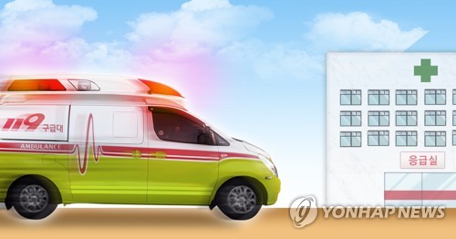 영동고속도로서 1t 트럭이 중앙 분리대 '쾅'…5명 부상