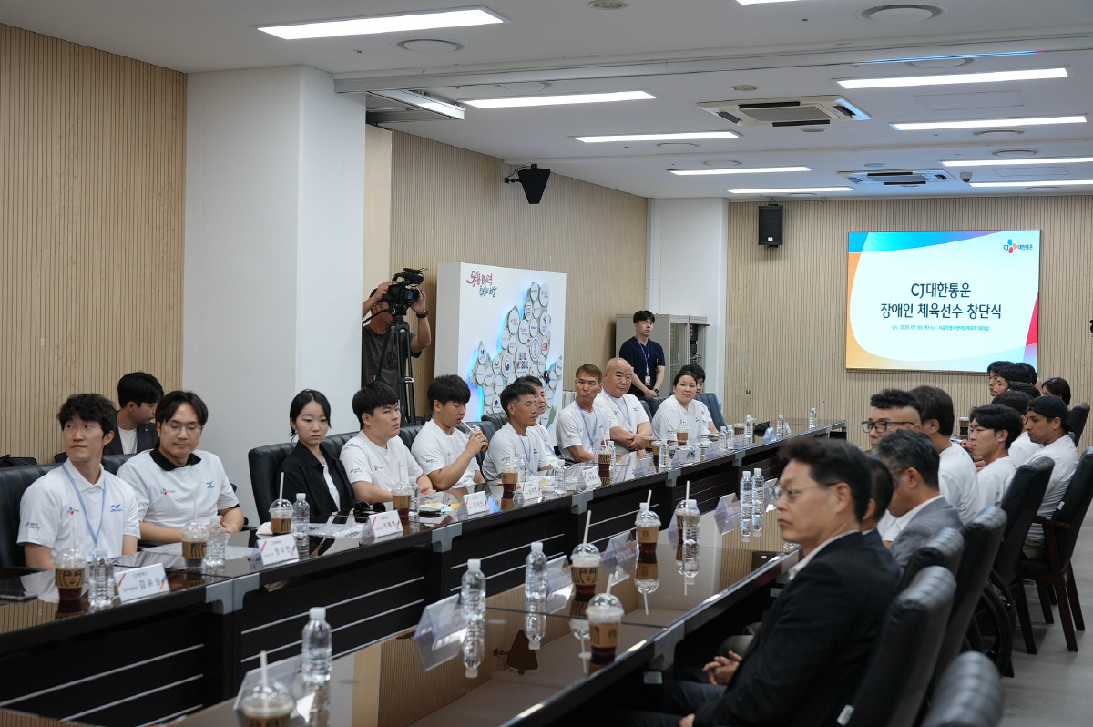 단일 기업이 10종목 팀 창단...장애인체육 '키다리 아저씨' 나선 CJ…