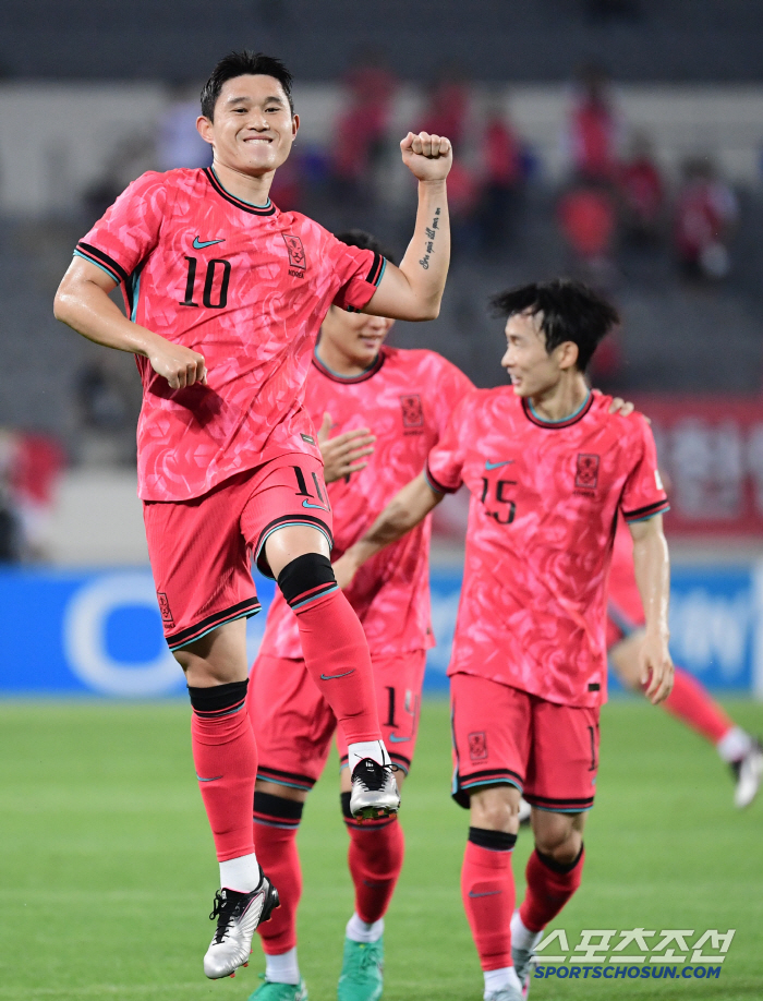실험+결과 모두 잡았다! '이동경-주민규-김주성 연속골+6명 A매치 데뷔' 한국, 중국에 3-0 쾌승[중국전 리뷰]