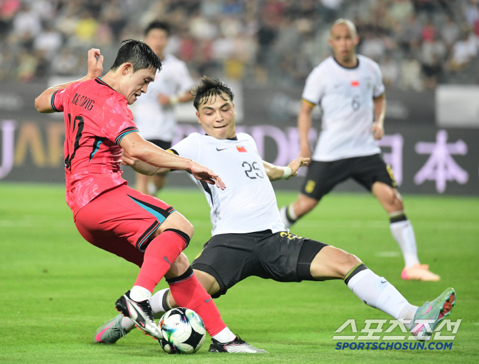 "한국 2군에 0-3 참패, 중국 축구 여전히 20년전 수준" '유효슈팅…