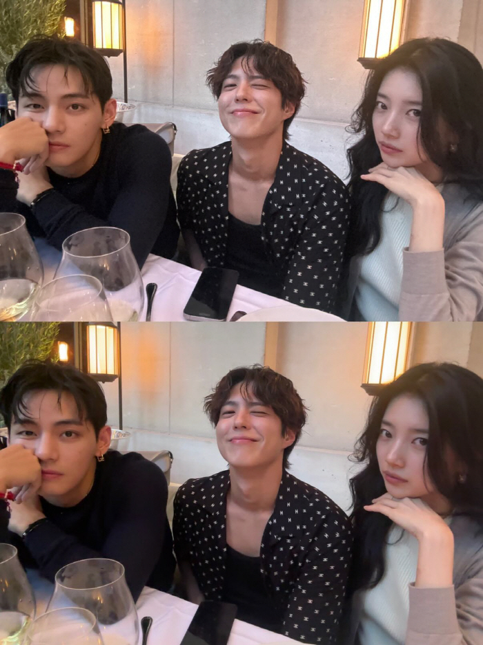 BTS 뷔·수지, 1살 연상연하의 '달달' 눈빛...'국위선양' 비주얼로…