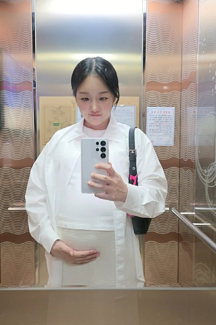 박보미, 아들상 2년만 임신..뱃속 딸과 웨딩촬영 "즐거운 하루"