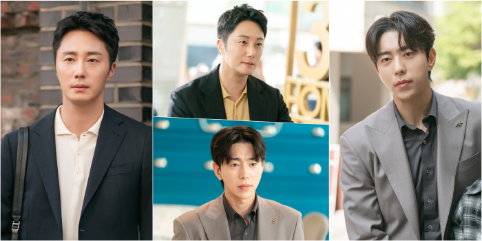정일우-윤현민, 극과 극 수트 스타일링…보는 눈이 즐겁네 ('화려한 날들…
