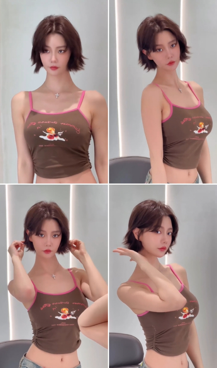[SCin스타]  클라라, '에스파 카리나'로 얼굴 바꿨다..카리나 허쉬…