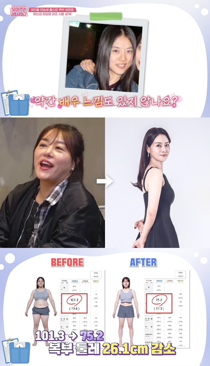 '걸그룹 연습생 출신' 강수희, 25kg 감량 성공..워킹맘에서 배우급 …
