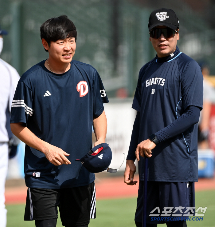 [포토] 정수빈, 부산 날씨도 뜨거워요