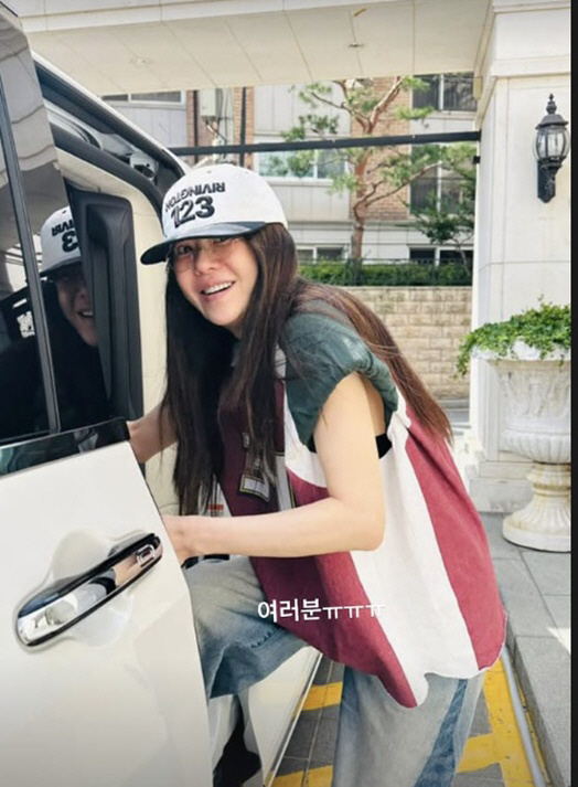 폭염 맞은 고현정, 당황한 표정 그대로 "하늘이시여, 그만하소서"