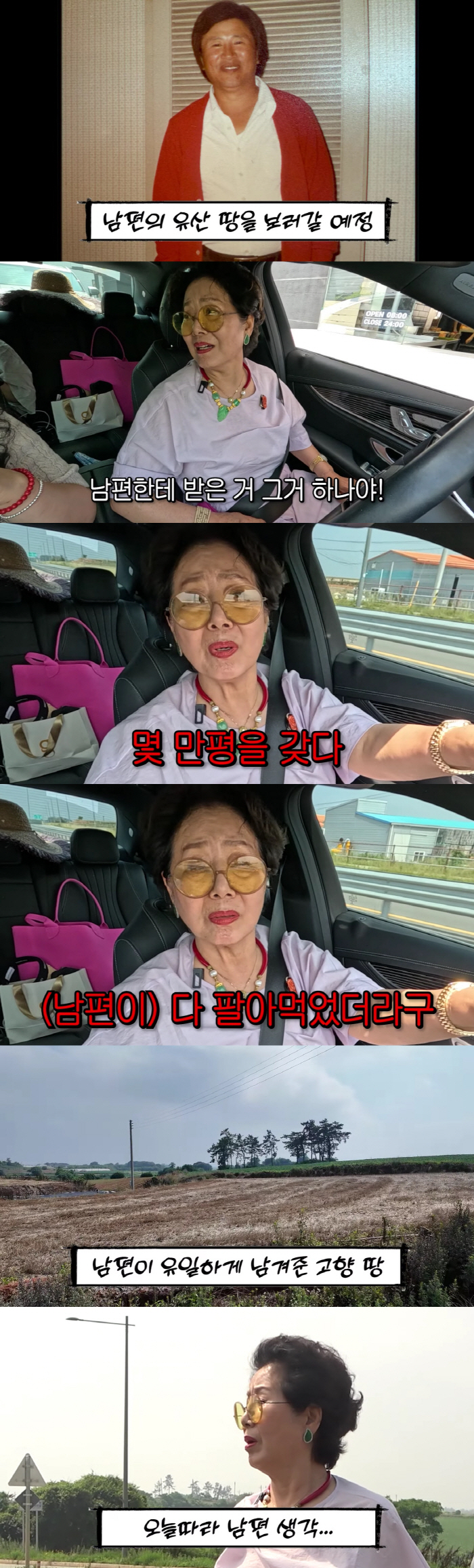 '81세' 선우용여, 900평 땅 물려받았다 "남편이 남긴 유일한 유산"