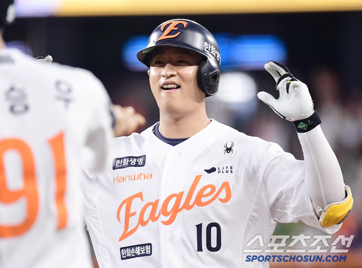 '전혀 예상 못했다, 최재훈의 홈런이 터질거라고' 미친 기세 한화, 파죽…