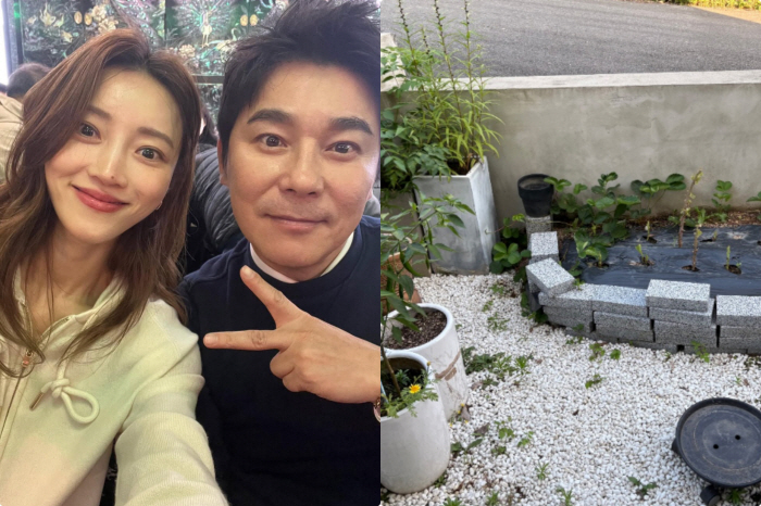 서하얀, ♥임창정이 손수 만든 텃밭 공개 "벽돌도 직접 쌓아"