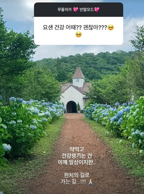 '박성광♥' 이솔이, 여성암 투병 중 겪은 변화…"약 먹고 건강 챙기는 …