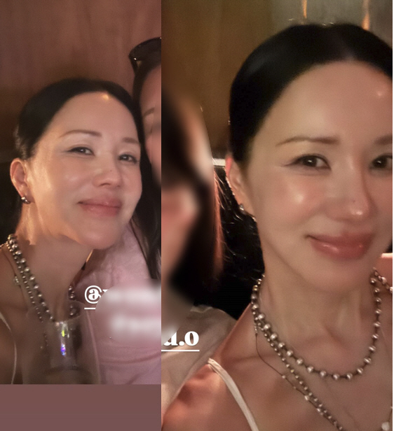 엄정화 "클럽을 와버림"...'55세' 동안 미모로 '클럽 접수'