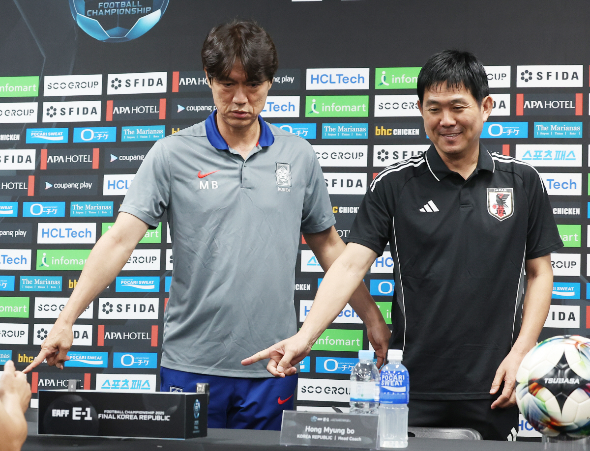 "'2전 전승' 한-일전이 반갑다" 홍명보→모리야스, 양보할 수 없는 자…