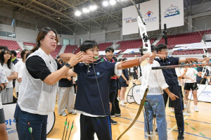 현대모비스, 학교스포츠클럽 양궁대회…